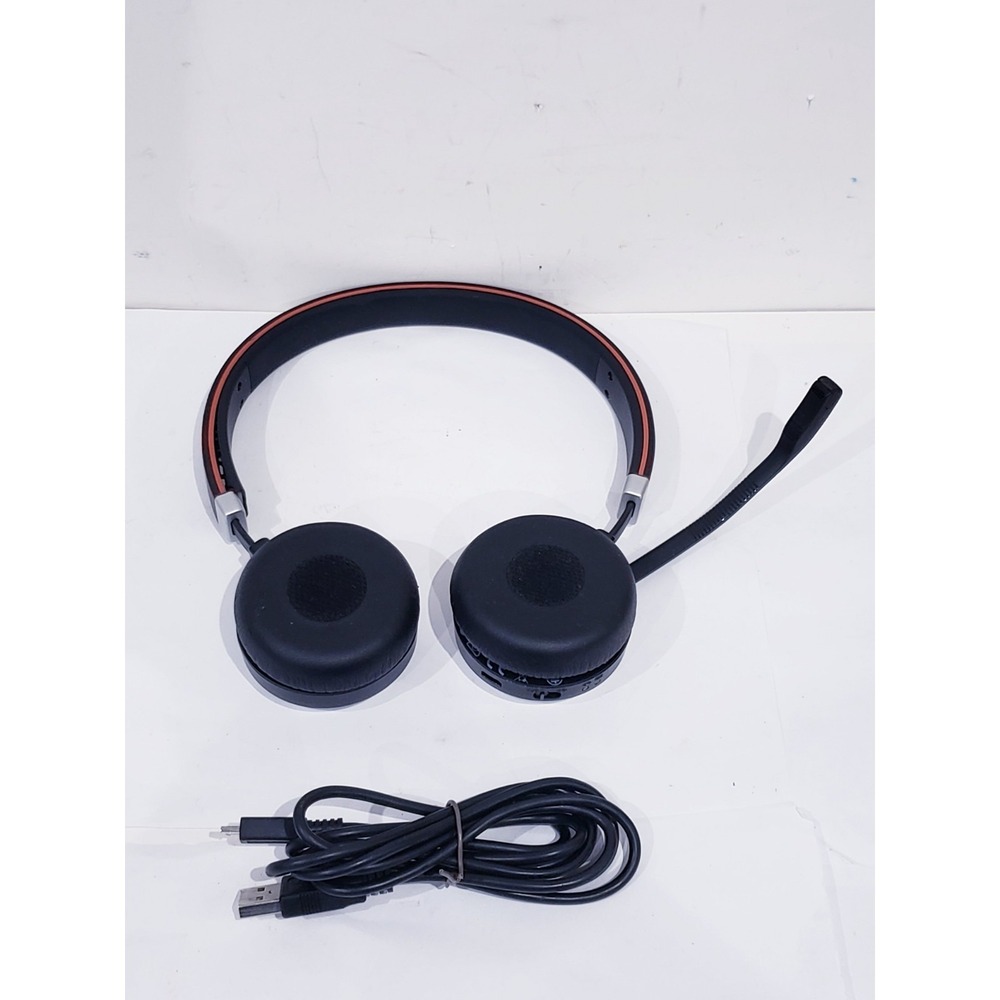 Jabra Evolve 65 SE Wireless Stereo Headset - Tested & Working